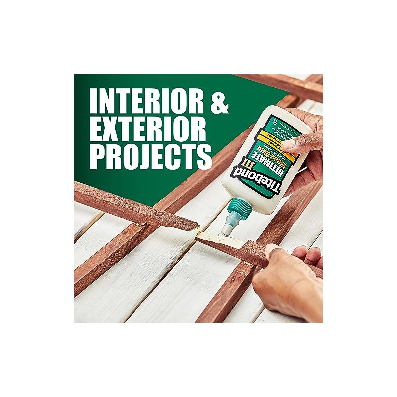 Titebond 1413 III Ultimate - Pegamento para madera, 8 onzas
