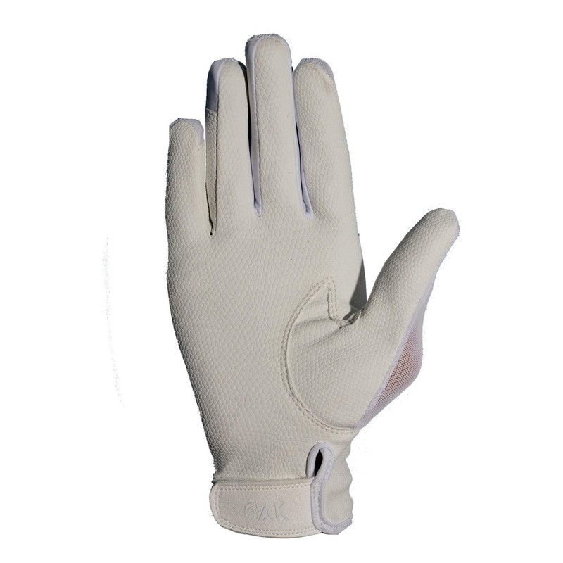 AK AKRS-7007 Breathable Summer Everyday Riding Gloves (White, 2XS)