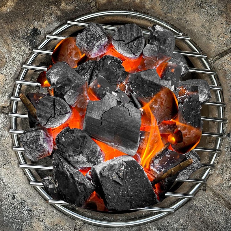 onlyfire Stainless Steel High Heat Charcoal Fire Grate for X-Large