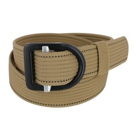 ARIAT Men's Tactical Work Belt with D Ring Buckle, Medium, Tan, Tan, m