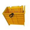 EQCOTWEA Commercial Mop Bucket with Wringer on Wheels Combo Rectangular