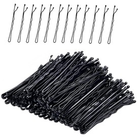 100 Pcs Bobby Pins 5cm Hair Clips Hair Grips for Thick, Thin & Curly Hair Styling (Black)