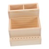 Healeved Beauty Tool Storage Box - Large Capacity Wooden Organizer