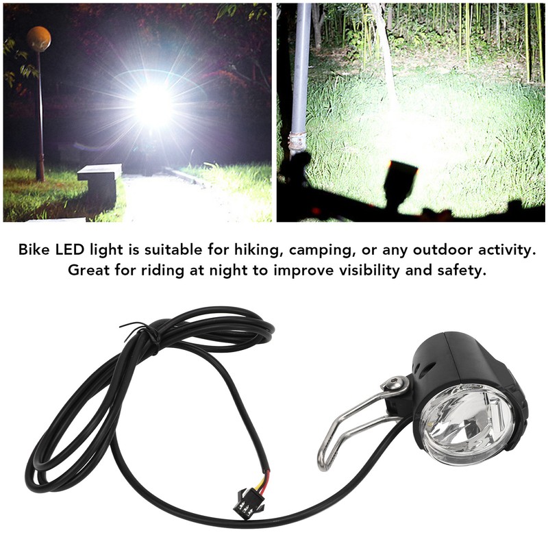 Bike LED Headlight DC 12V to 60V 2.4W IPX4 Waterproof
