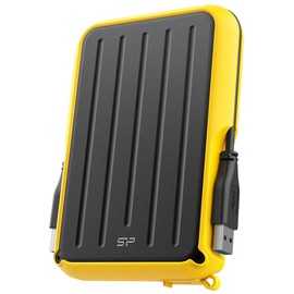 Silicon Power Armor A66 5TB Rugged External Hard Drive, Military-Grade Shockproof Water-Resistant USB 3.0 Portable HDD for PC Mac Laptop Computer - Yellow