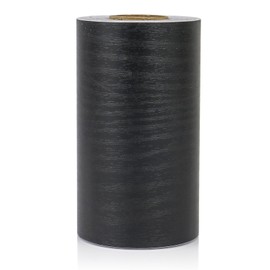 BOMEI PACK White Grain Repair Tape 4inch X 33ft,Self Adhesive Repair Patch for Furniture, Floors, Cabinets, Windows, Doors, RV, Home Decor and DIY Projects,1 Roll (Black)