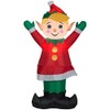 Jolly Elf LED 4' Inflatable Christmas Yard Decoration