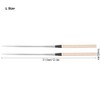 Stainless Steel Chopsticks Japanese Sushi Chopstick with Wood Handle Kitchen
