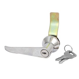 Sourcingmap Mailbox Cabinet Metal Keyed Security Handle Latch Cam Lock Locker 33 x 55 x 94mm with 2 Keys