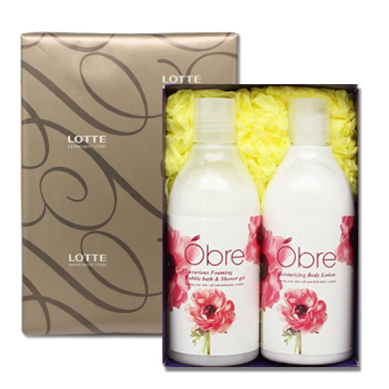 Ovre Body 2 types_(body shower gel, body lotion set), flower
