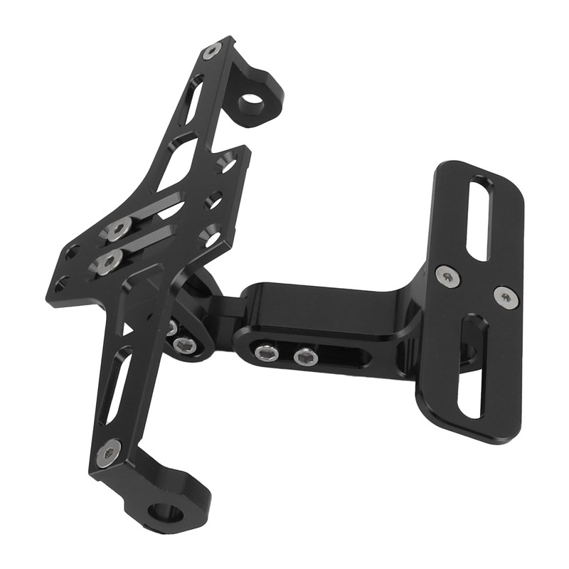 Motorcycle License Plate Bracket CNC Aluminium Alloy Universal Adjustable Motorcycle