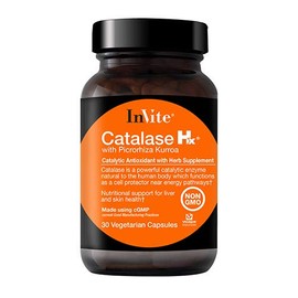 Invite Health Catalase Hx (with Picrorhiza Kurroa), Supports Liver, Skin Health, Non-GMO Dietary Supplement, 30 Vegetarian Capsules (Pack of 1)
