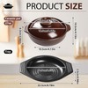 Reallnaive 30 oz Korean Ceramic Gas Stove Clay with Lid,