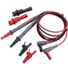 WGGE WG-011 Soft Silicone Test Lead and Safety Alligator Clips,Multimeter