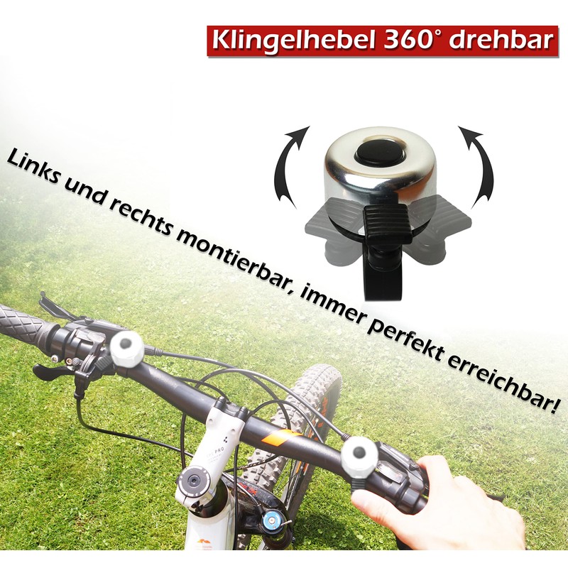TF-Mind BK-01 Bicycle Bell for Mountain Bike, City Bike, E-Bike,