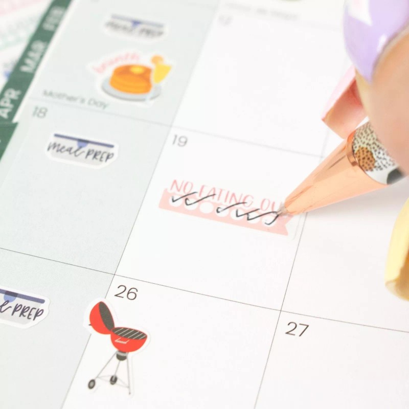 bloom daily planners Planner Sticker Pack, Meal Planning