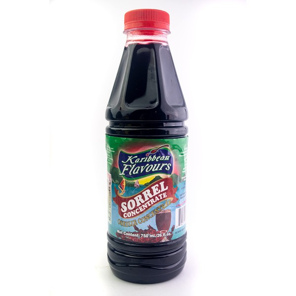 Karibbean Flavours Sorrel Hibiscus Syrup | 750 Ml / 26