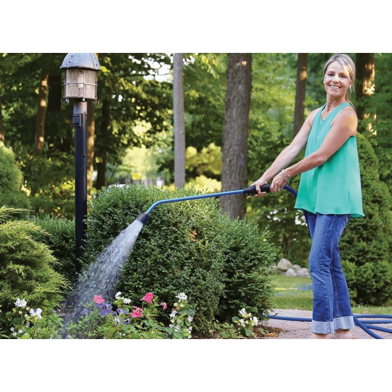 Dramm Touch-N-Flow Rain Wand – 30” Long, Green – Full