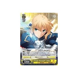 Weiss Schwarz - Tough Strength Saber - FS/S36-E007 - R (FS/S36-E007) - Fate Stay Night [Unlimited Blade Works] Vol 2 Booster