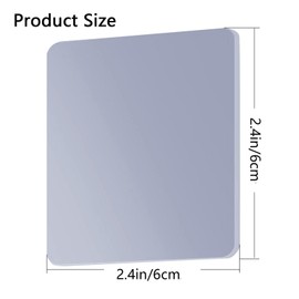 LMJIA Heavy Duty Double Sided Tape, Clear Reusable Mounting Tape Picture Hanging Adhesive Tape Removable Wall Tape Adhesive Poster Tape (20, Square-2.4inch*2.4inch)