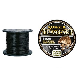 Konger Team Carp Fishing Line Black 1000 m Monofilament Feeder Carp (0.30 mm / 11.30 kg)