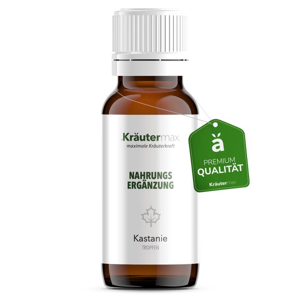 Kräutermax Chestnut Drops Aesculus Hippocastanum Extract of Horse Chestnut Flowers