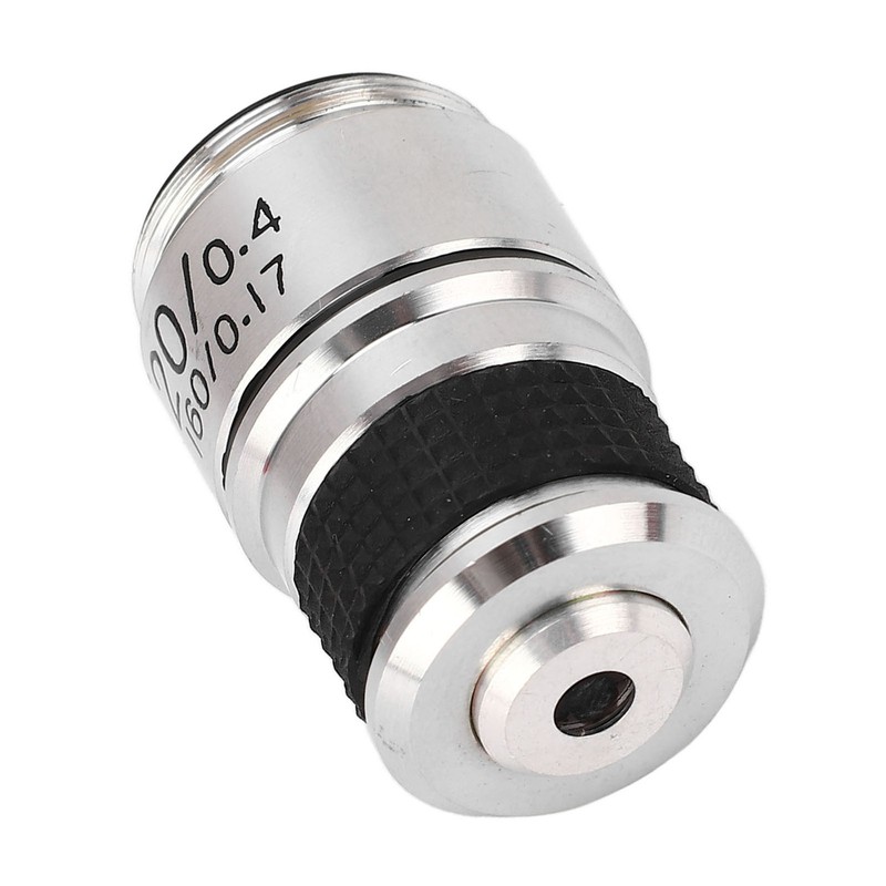 Microscope Objective Lens 20X Brass Chrome Plated RMS Interface Microscope