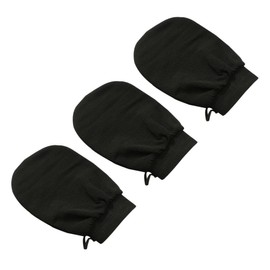 Mikinona 3pcs Exfoliating Bath Gloves Shower Scrubbers for Deep Cleansing and Dead Skin Removal Dual Sided Massage Mitts for Relaxing Spa Experience