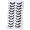 FARRED Cat Eye Lashes Natural False Eyelashes Wispy Eye Lash