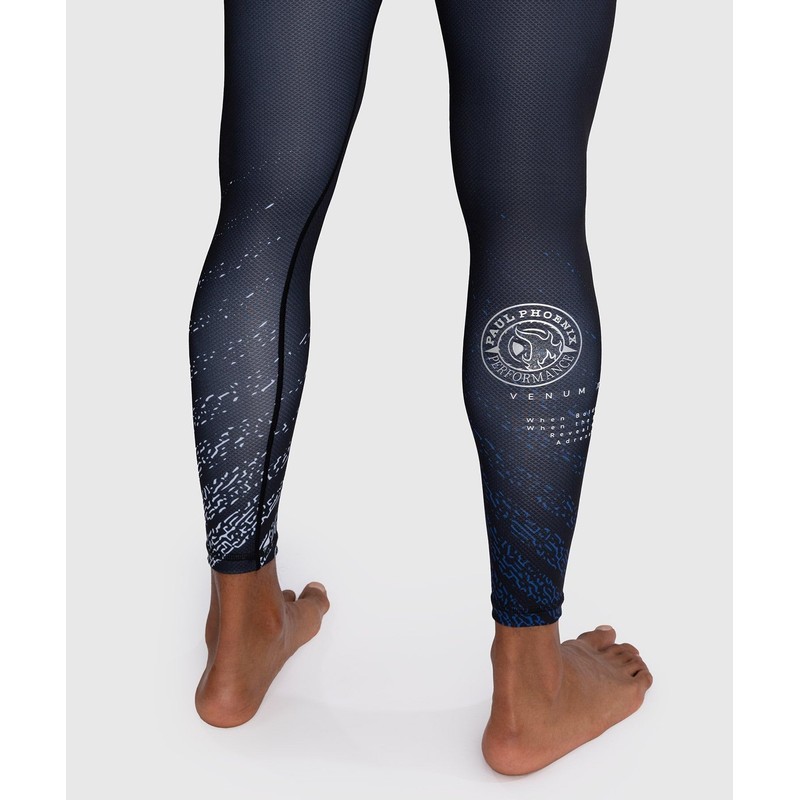 Venum Men's Standard Spats, Black/Blue, Medium