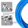 CGELE Pneumatic Tubing Blue PU Air hose Pipe Tube Kit