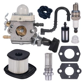 Mikatesi BG86 Carburetor for STIHL SH86 SH86C BG86C BG86CE BG86Z BG86CEZ Leaf Blower Replace Zama C1M-S261B 4241-120-0623 4241-120-0616 With Stub Spark Arrestor Air Filter Kit