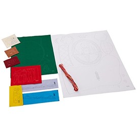 Bucilla 18-Inch Christmas Stocking Felt Applique Kit, The Elf on The Shelf