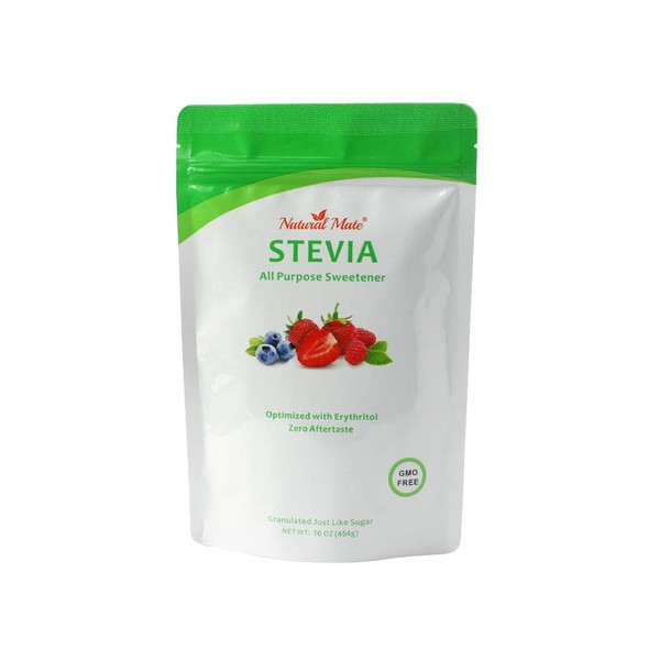 Natural Mate Zero Calorie Sweetener, 16 oz - Organic Stevia