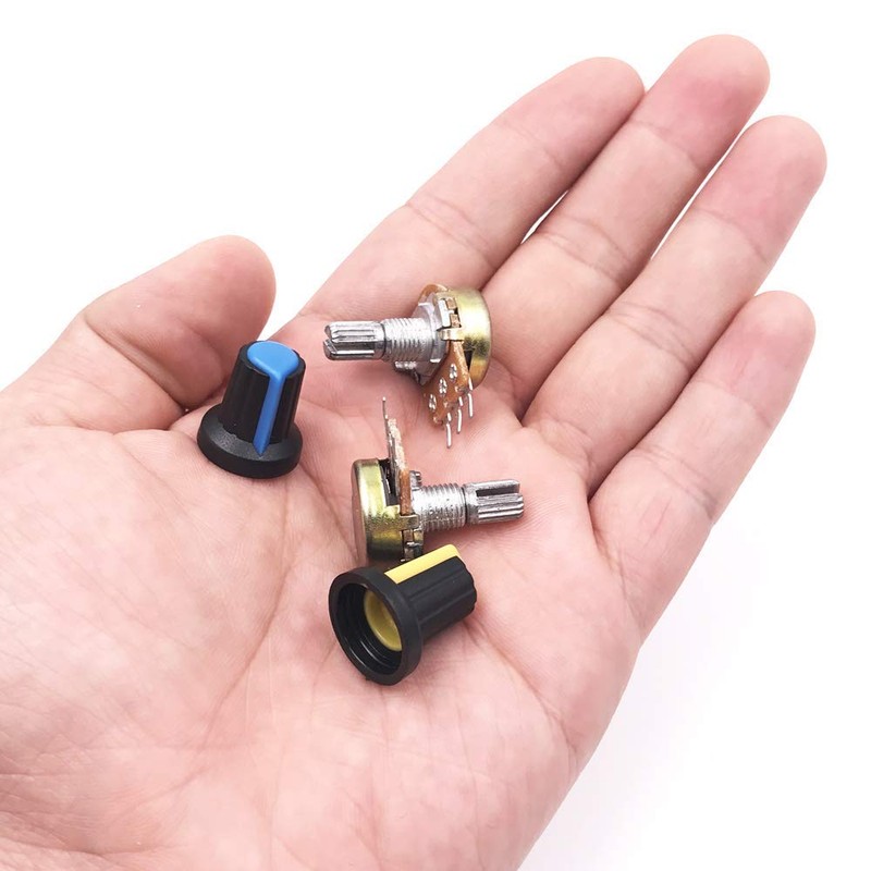 GTIWUNG Potentiometers B5K B10K B20K B50K B100K Ohm WH148 Potentiometer