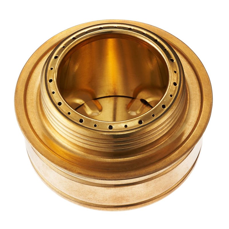 LOGOS 83010021 Alcohol Burner, Gold, Diameter 3.0 x Height 2.0