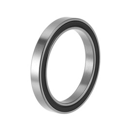 ACROPIX 6811DDU Deep Groove Ball Bearings 55x72x9mm P5 Double Rubber Seal Lubricated Bearings 1 Pc Car Scooter Skateboard Wheel Universal Black Silver Tone