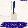 DEWEPRO Plaster Spatula 80 mm - Professional Spatula with Stainless