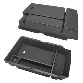 VKGUG Center Console Organizer Compatible with Honda CR-V 2022 2023 2024 2025 Interior Accessories, Armrest Insert Storage Box Coin Container with Non-Slip Mat