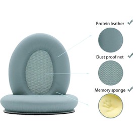 NC35 replacement ear pads compatible with Srhyphm Version NC25/Version NC35 headphones Akkiv replacement ear pads are made of protein leather and memory foam (mint green)