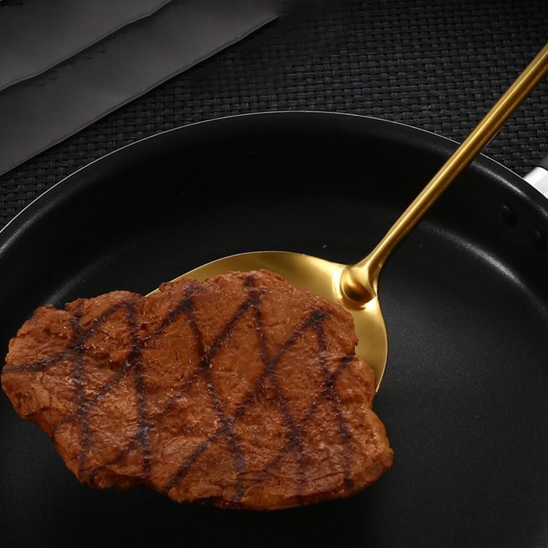 Effortless Cooking with Gold Stainless Steel Utensils Kitchen Tool Set