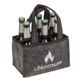Out of the blue Löschtrupp Drinks Carry Bag for 6 Bottles, darkgray