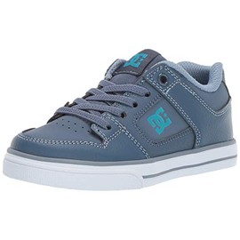 DC - Unisex-Child Pure Elastic Shoes, 10 Junior UK, Blue/Blue/Blue