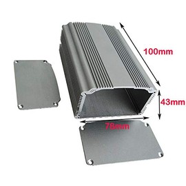 Aluminum Project Box,（XD-81）Aluminum Instrument Electrical Project Box Electronic Enclosure Case DIY for Holding Circuit Board., 43x78x100mm