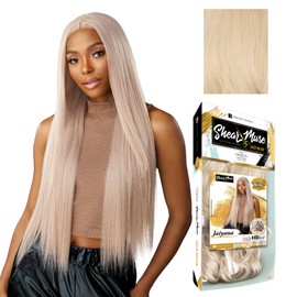 Sensationnel Shear Muse Goldkrush Lacewig - Jaiyana Deep Laceparting Hand Tied Ready to Wear Synthetic Prestyled Units (CHAMPAGNEBLONDE)