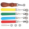 5Pcs Leather OverStitch Marking Wheel Handcrafted Scribe Point Make Tool