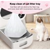 Jiyocy 120-Pack Cat Liner Replacement Bags, Heavy-Duty Drawstring Litter Box