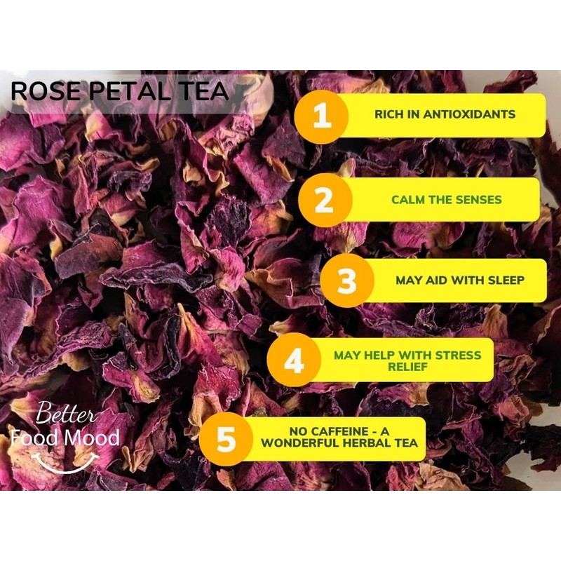 Better Food Mood Rose Petals Loose Leaf Tea 50g |