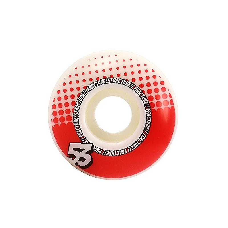 Fracture Drops Skateboard Wheels - Red 53mm