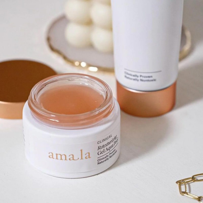 Amala Retexturing Gel Aqua Peel - Anti-Aging Facial Mask Promotes
